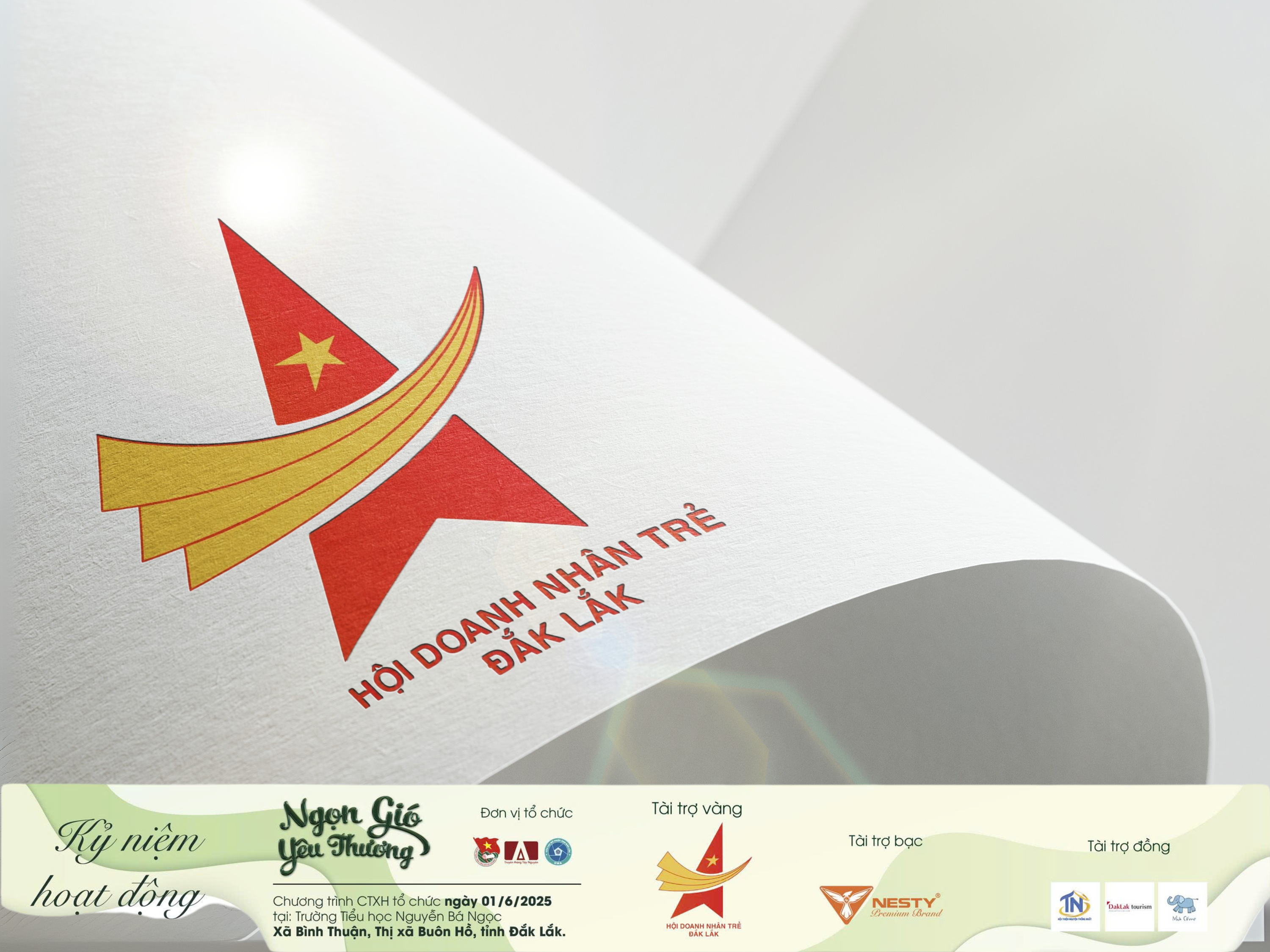 NHÀ TÀI TRỢ VÀNG | HỘI DOANH NHÂN TRẺ TỈNH ĐẮK LẮK – Đồng hành cùng chương trình “ngọn gió yêu thương” mùa 8